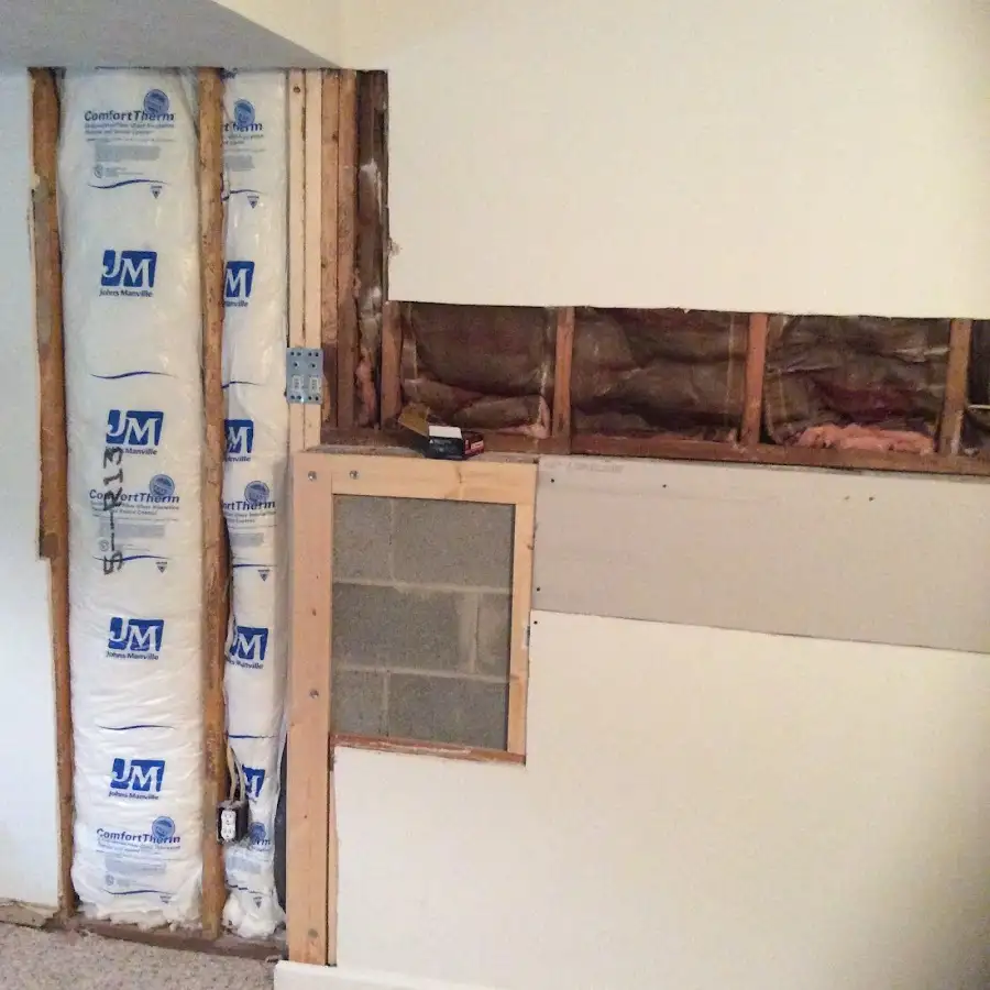 Wall insulation replacement during Odor Removal & Deodorization in Alum Rock